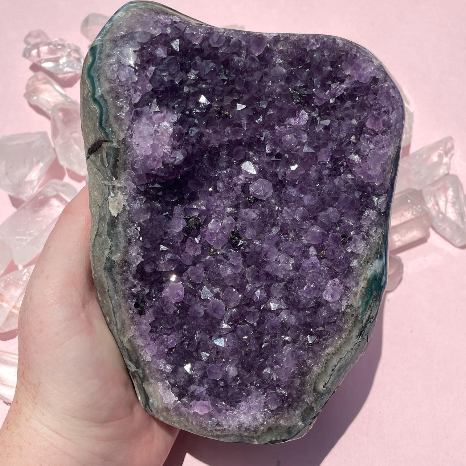 Amethyst - Cut Base Cluster - 87 Amethyst - Cut Base Cluster - 87